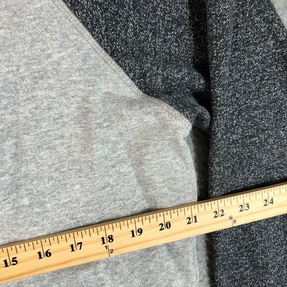 Quiksilver Hoodie Mens Medium Gray Pullover Sweater Surf Skate Sportswear Logo - Picture 7 of 8